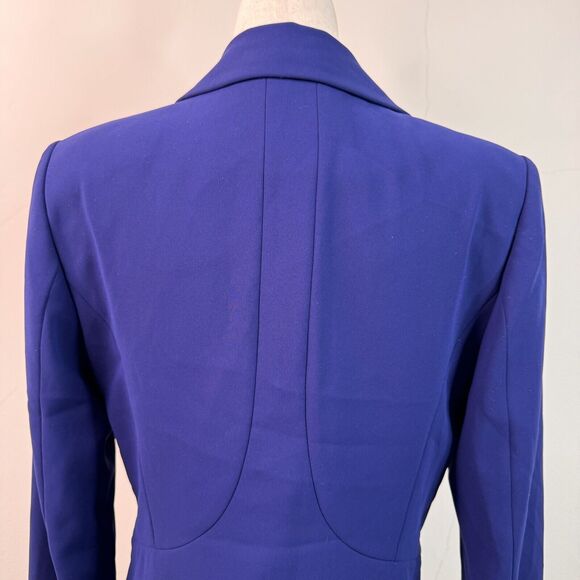 Reiss Womens Jacket Electric Blue Blazer Career Office Colorful Size Small - Picture 8 of 14